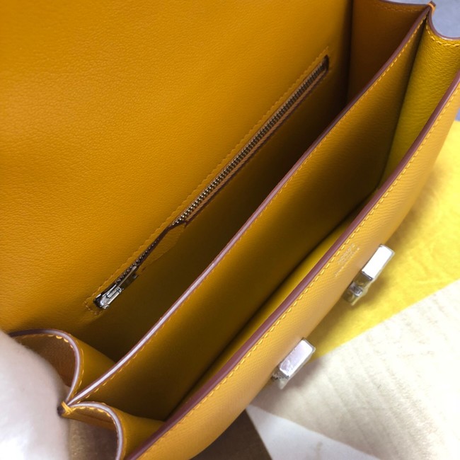 Hermes Original Espom Leather Constance Bag 5333 yellow