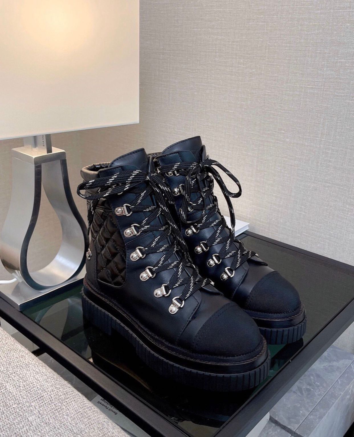 Chanel Boots Shoes CH28801 Black
