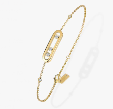 Messika Yello Gold Diamond Bracelet M5430 Baby Move