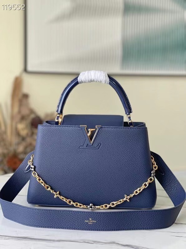 Louis Vuitton CAPUCINES MM M59209 Navy Blue