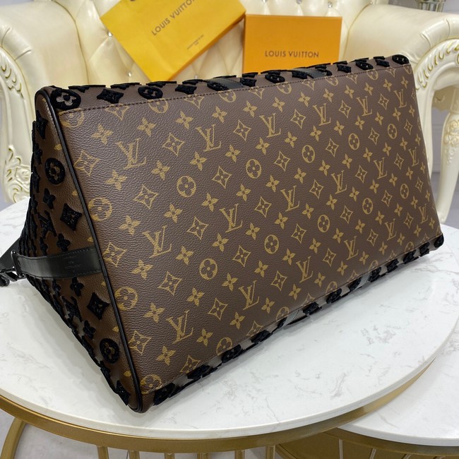 Louis Vuitton KEEPALL BANDOULIERE 50 M45069 dark brown