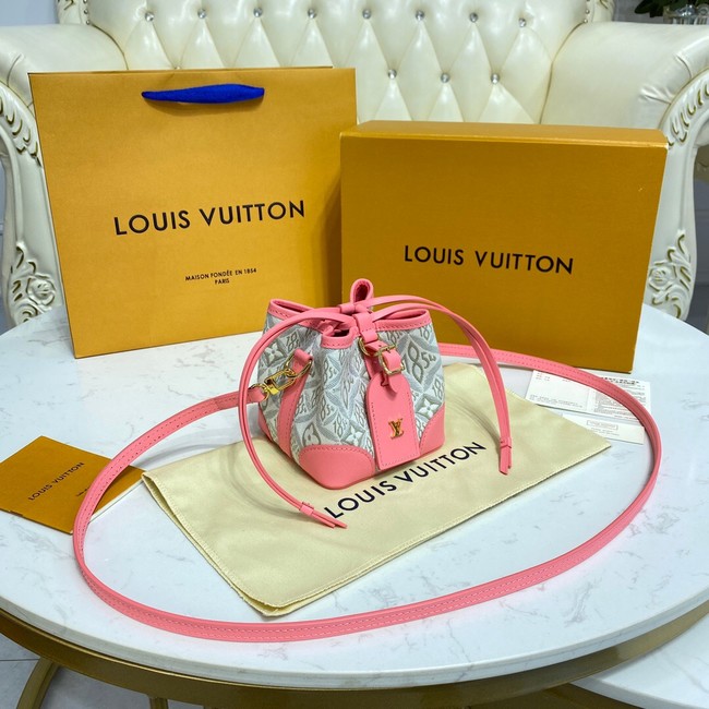 Louis Vuitton NOE PURSE M81112 Ecru Beige & Pink