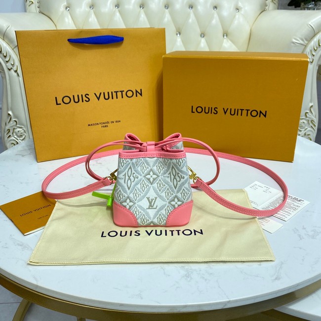 Louis Vuitton NOE PURSE M81112 Ecru Beige & Pink