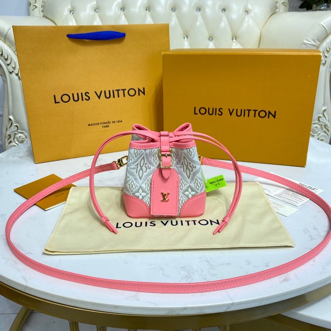 Louis Vuitton NOE PURSE M81112 Ecru Beige & Pink