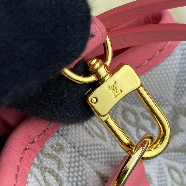 Louis Vuitton NOE PURSE M81112 Ecru Beige & Pink