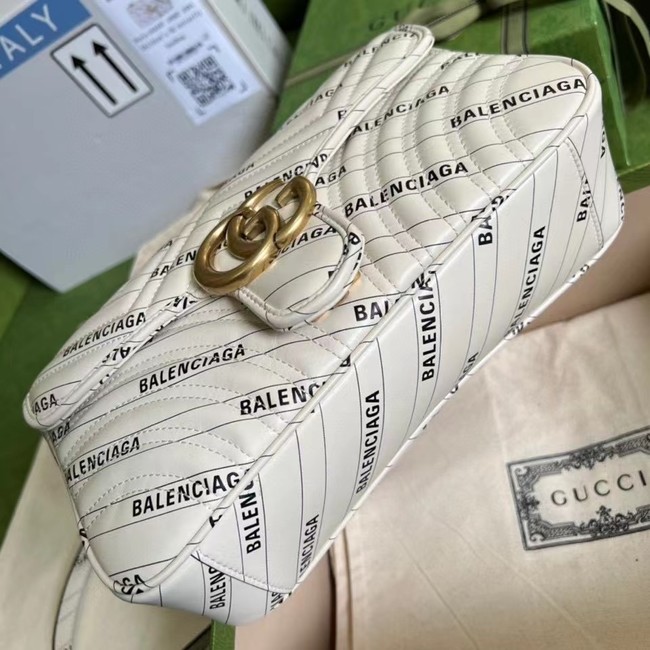 Gucci The Hacker Project small GG Marmont bag ‎443497 white