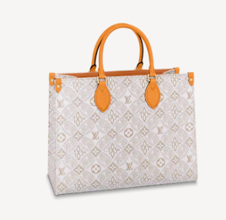 Louis Vuitton ONTHEGO MM M59614 Ecru & Caramel