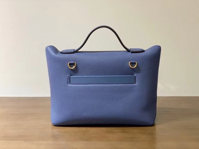 Hermes Kelly Original togo Leather Tote Bag H2424 Electro optic blue