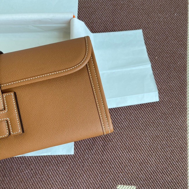 Hermes Original Espom Leather Clutch 37088 brown