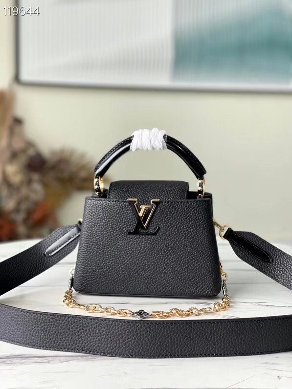 Louis Vuitton CAPUCINES MINI M59065 black