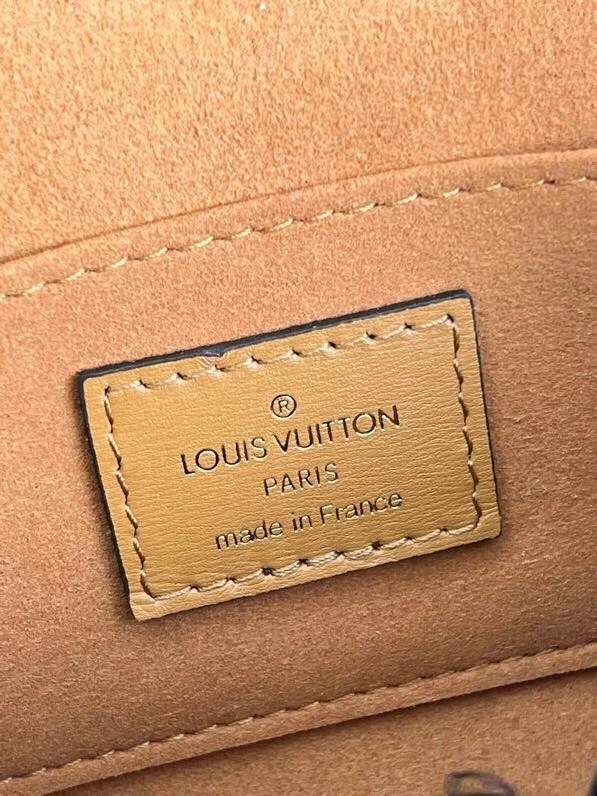 Louis Vuitton DAUPHINE PM M59480 Ecru & Caramel