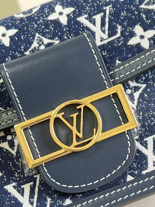 Louis Vuitton DAUPHINE PM M59480 Navy Blue