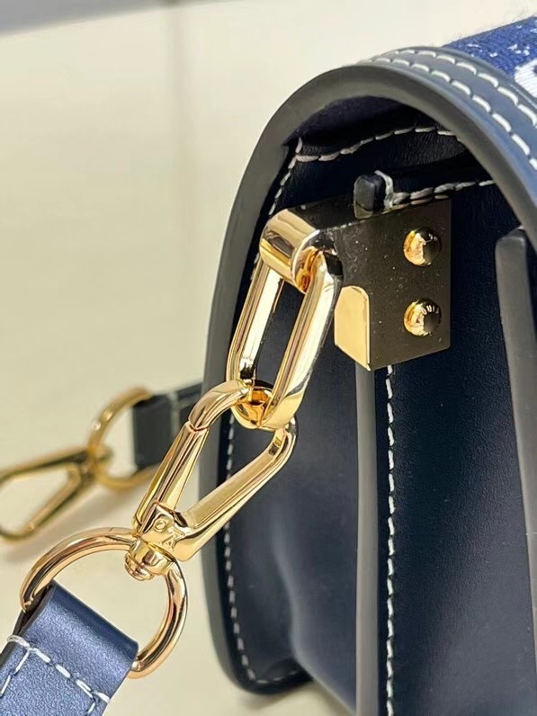 Louis Vuitton DAUPHINE PM M59480 Navy Blue