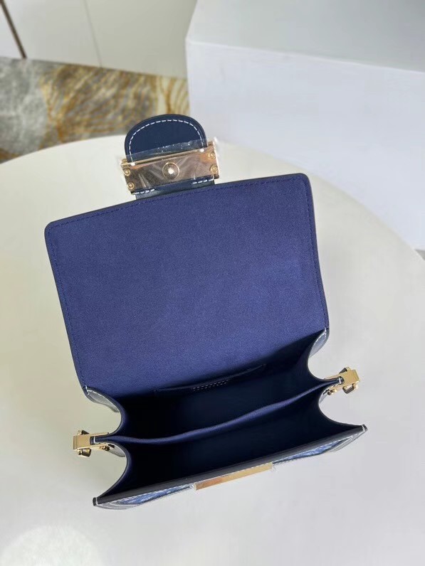 Louis Vuitton DAUPHINE PM M59480 Navy Blue