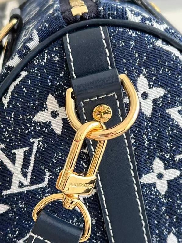 Louis Vuitton Monogram denim M59609 Navy Blue