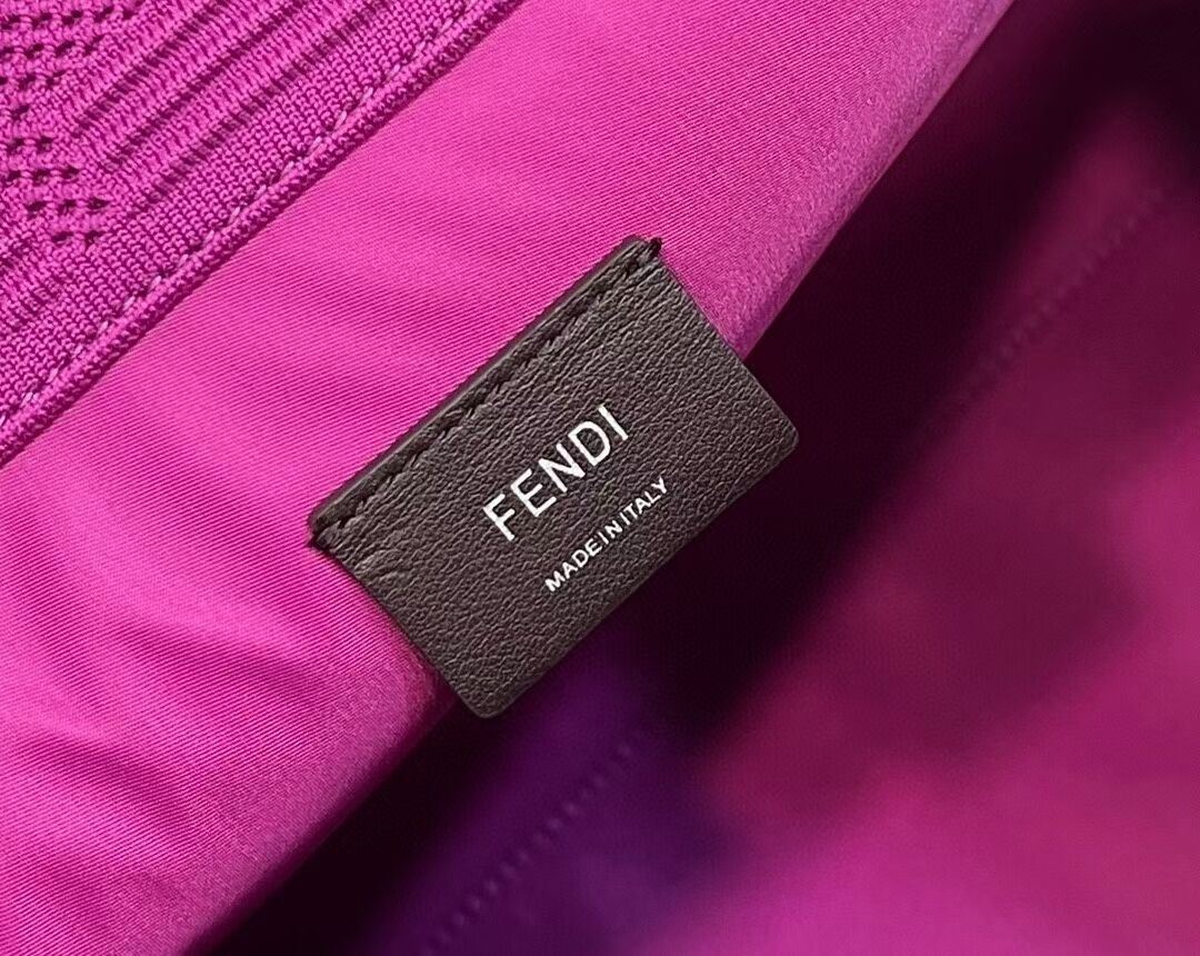 FENDI SUNSHINE MEDIUM FF fabric shopper 8BH386A Purple