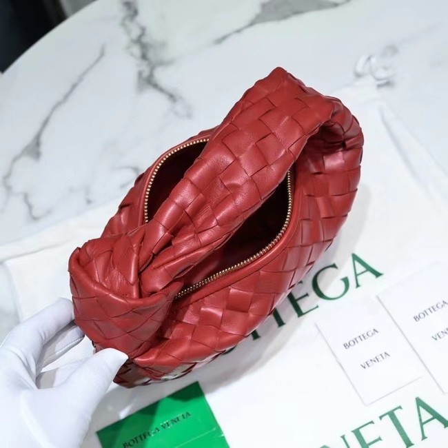 Bottega Veneta MINI JODIE 651876 DARK RED