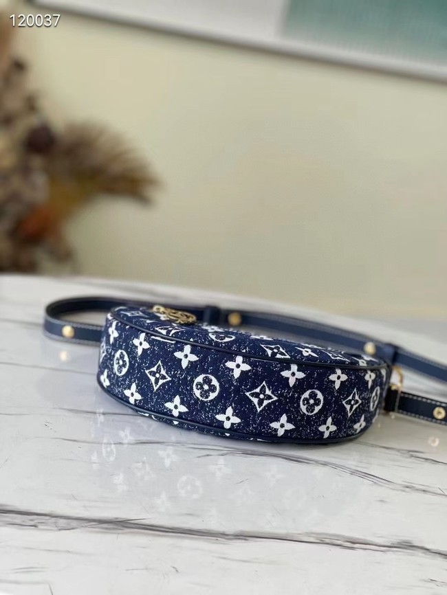 Louis Vuitton Monogram denim m81166 dark blue