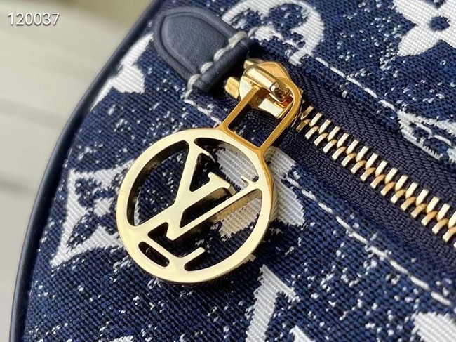 Louis Vuitton Monogram denim m81166 dark blue