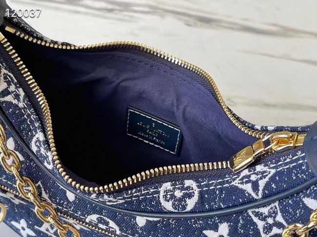 Louis Vuitton Monogram denim m81166 dark blue