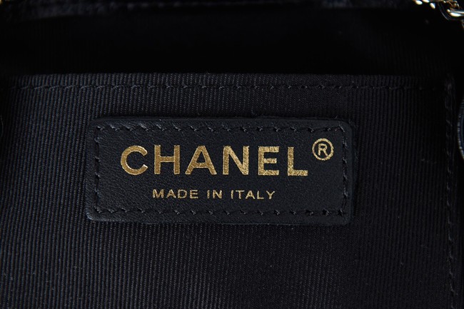 Chanel Backpack Sheepskin Original Leather AS2908 black