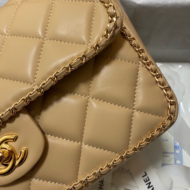 Chanel SMALL FLAP BAG AS1672 apricot