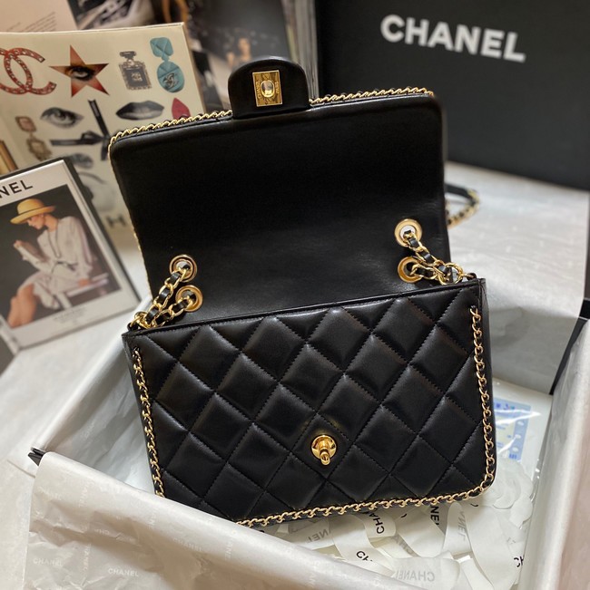 Chanel SMALL FLAP BAG AS1672 black