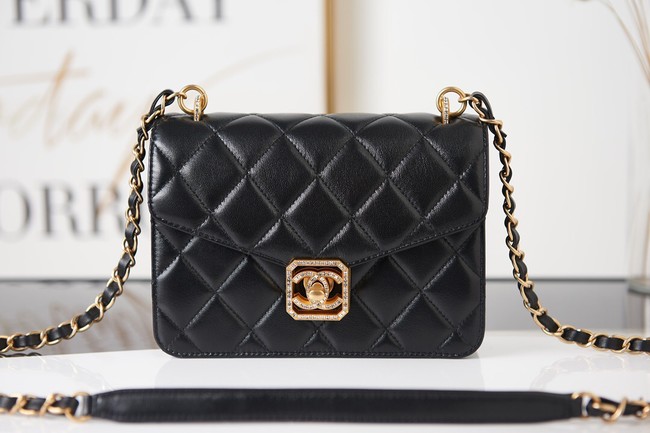 Chanel SMALL FLAP BAG AS2840 BLACK