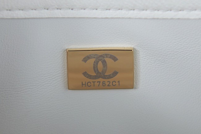 Chanel SMALL FLAP BAG AS2840 white