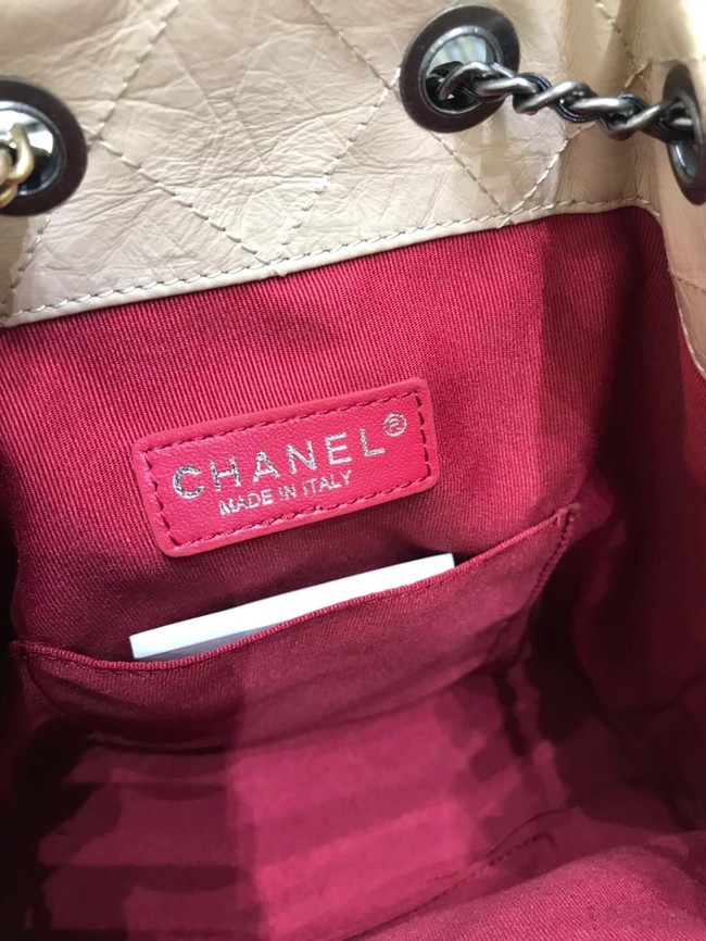 Chanel gabrielle small backpack A94485 Beige&black