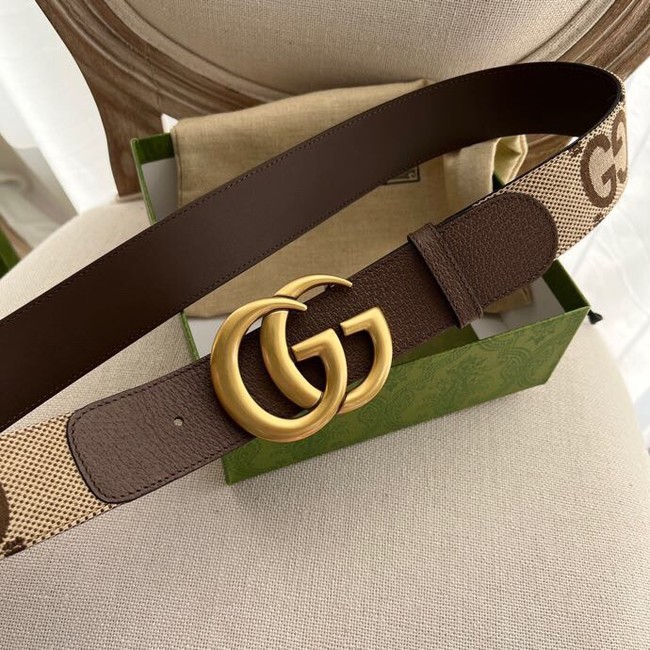Gucci Jumbo GG Marmont wide belt 400593 brown