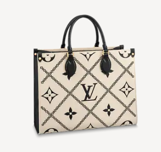 Louis Vuitton ONTHEGO MM M46016 Creme Beige