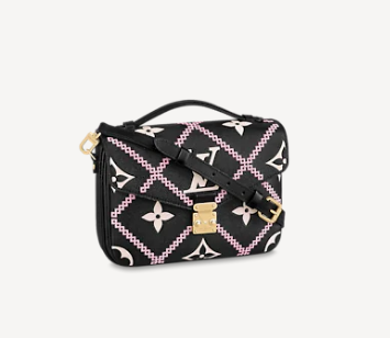 Louis Vuitton POCHETTE METIS M46028 black