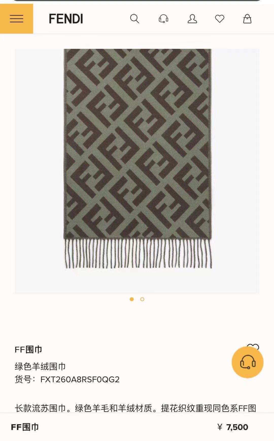 Fendi Scarf F00021