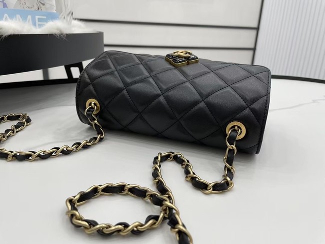 Chanel Flap Lambskin Shoulder Bag AS2557 black