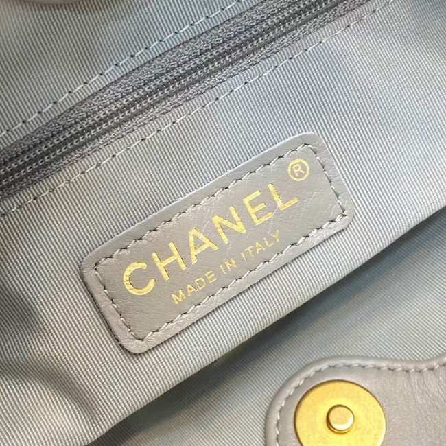 Chanel SMALL Lambskin Shoulder Bag SS2088 gray