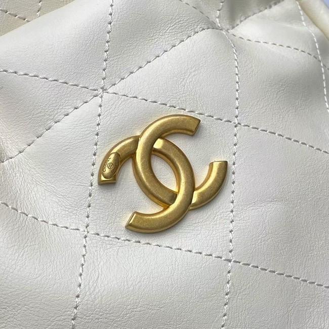 Chanel SMALL Lambskin Shoulder Bag SS2088 white