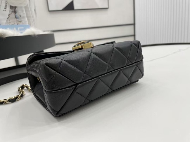 Chanel Flap Lambskin Shoulder Bag AS2556 black