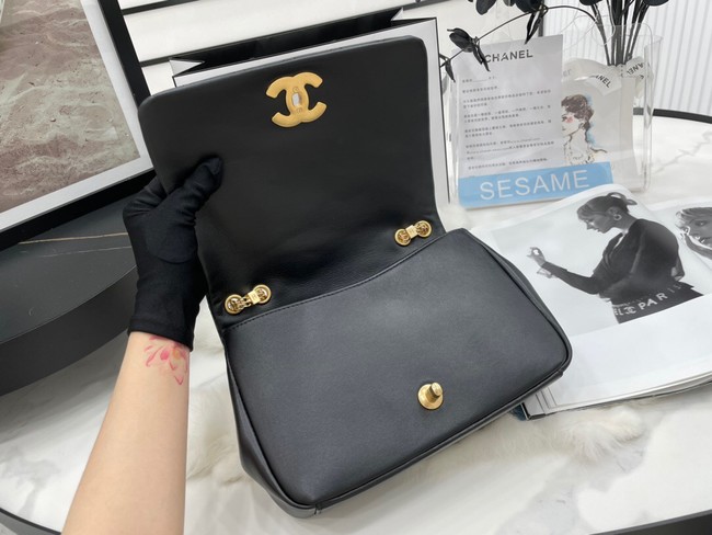 Chanel Flap Lambskin Shoulder Bag AS2976 black