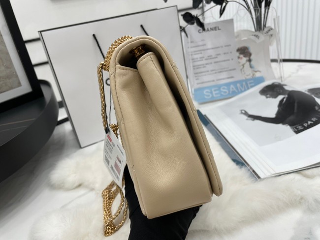 Chanel Flap Lambskin Shoulder Bag AS2976 cream