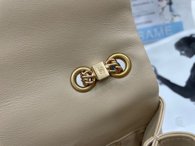 Chanel Flap Lambskin Shoulder Bag AS2976 cream