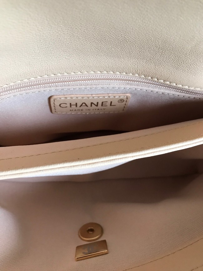 Chanel Flap Lambskin Shoulder Bag AS3011 cream