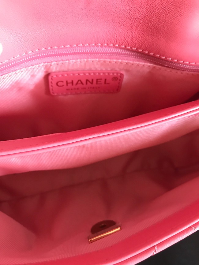 Chanel Flap Lambskin Shoulder Bag AS3011 pink