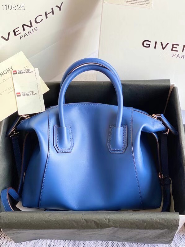 GIVENCHY Original Leather Shoulder Bag 63188 blue