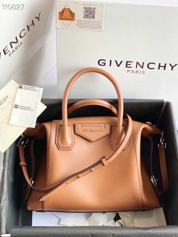 GIVENCHY Original Leather Shoulder Bag 63188 brown