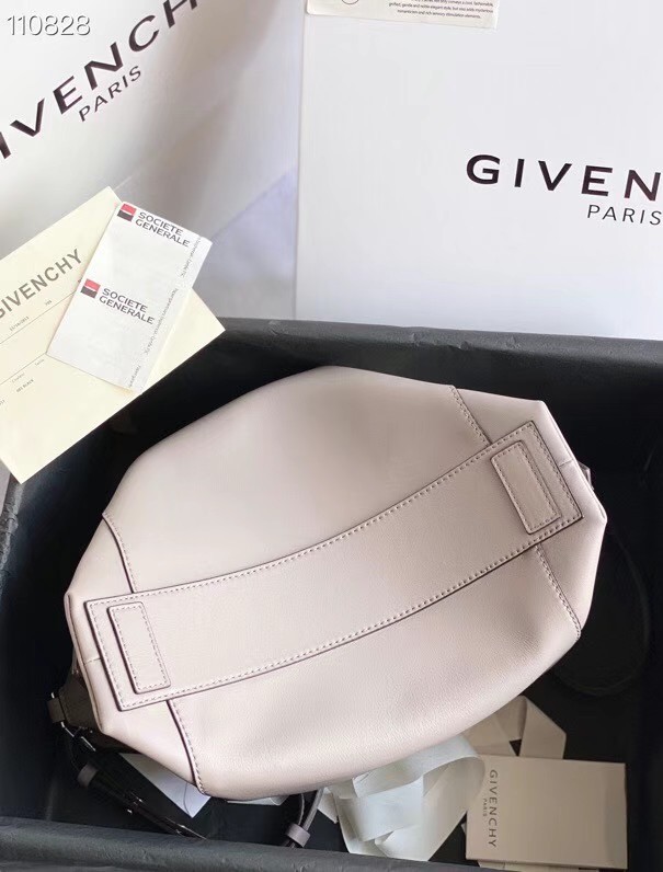 GIVENCHY Original Leather Shoulder Bag 63188 light gray