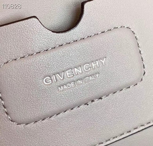 GIVENCHY Original Leather Shoulder Bag 63188 light gray