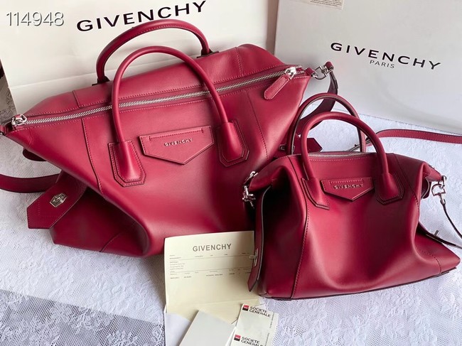 GIVENCHY Original Leather Shoulder Bag 63188 red