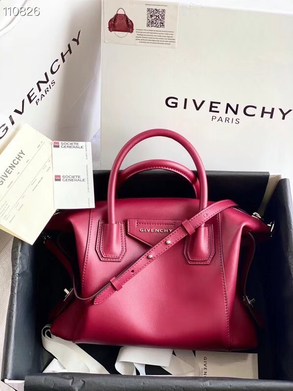 GIVENCHY Original Leather Shoulder Bag 63188 red