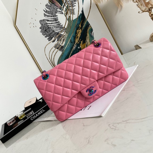 Chanel Flap Lambskin Shoulder Bag 1112 rose